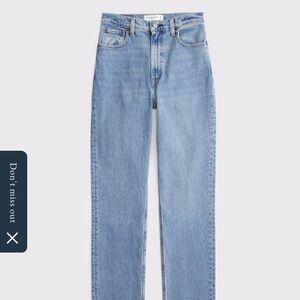 Ultra high rise 90s straight women's jeans